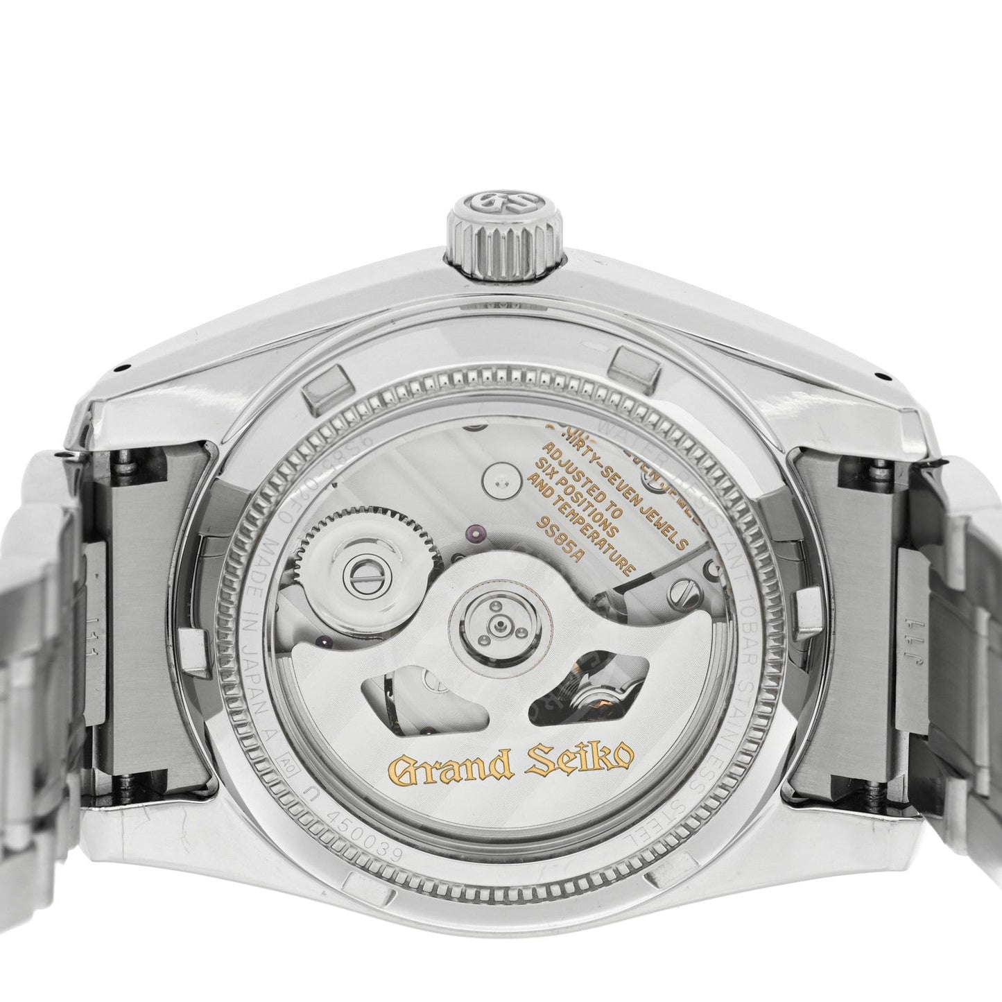 Stainless Steel 38mm Heritage Collection Automatic Watch Blue SBGH347G