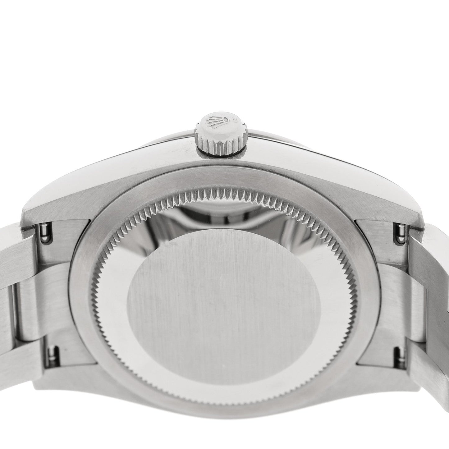 Stainless Steel 34mm Oyster Perpetual Watch Pink 124200