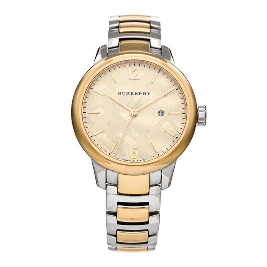 Stainless Steel 32mm Classic Round Quartz Watch Gold BU10118
