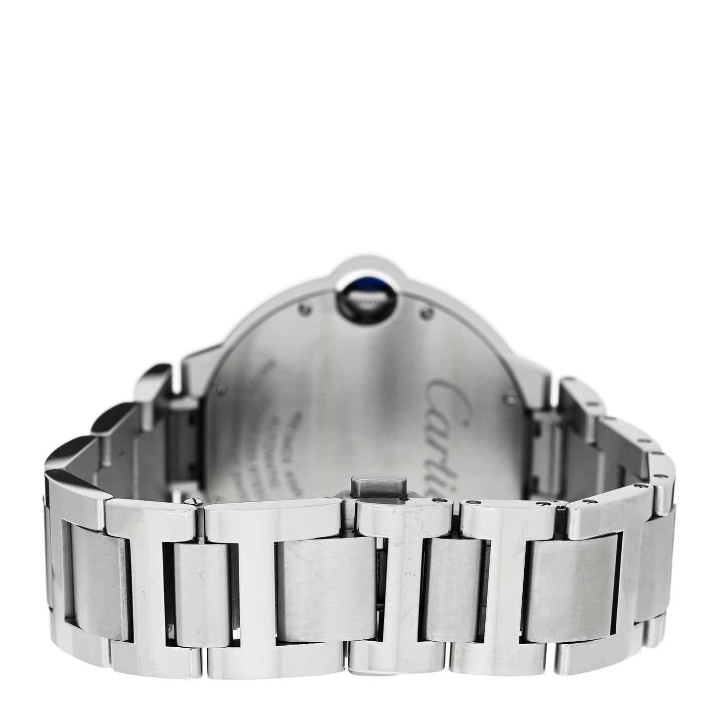 Stainless Steel 40mm Ballon Bleu De Cartier Automatic Watch Blue