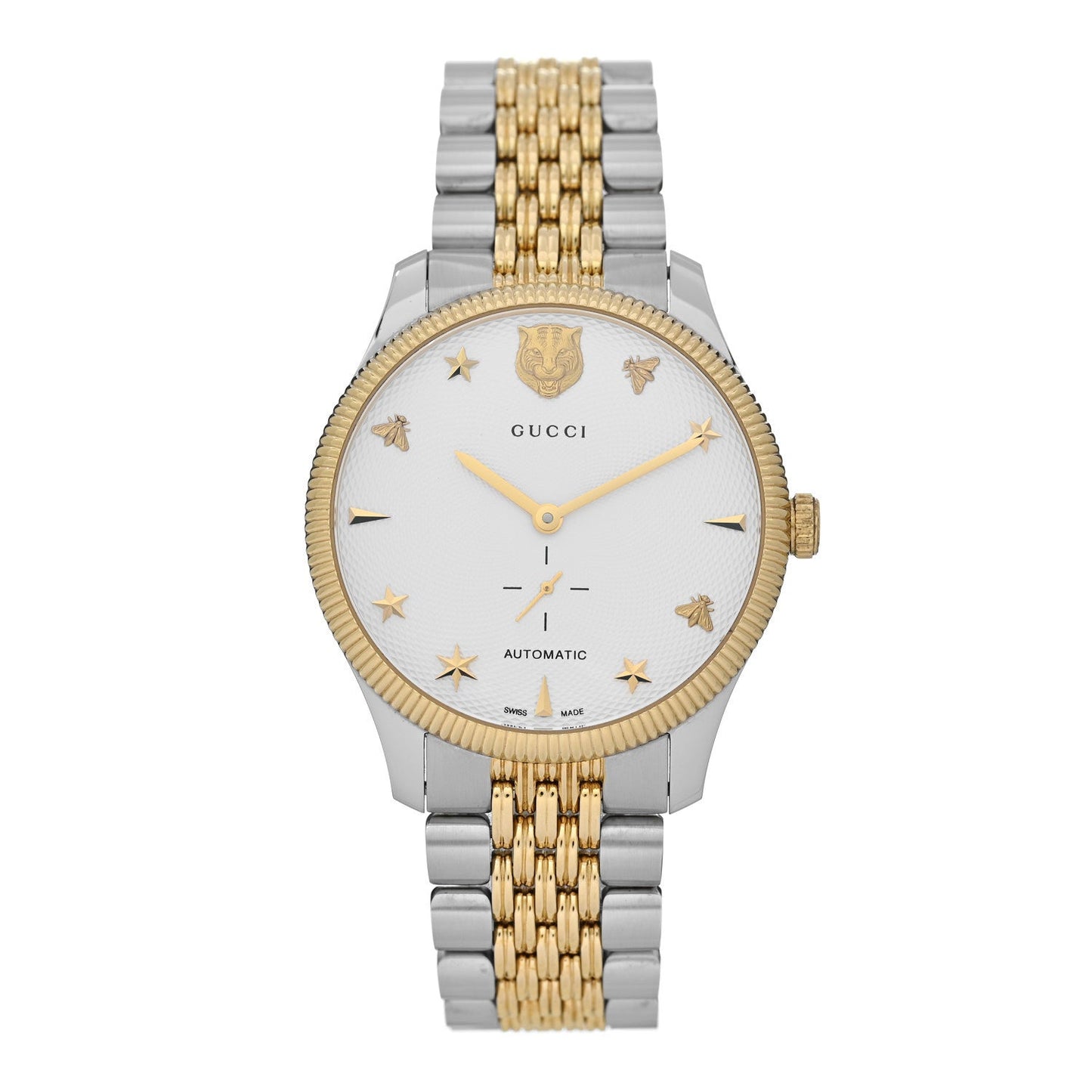 Stainless Steel 40mm G-Timeless Two Tone Charm Automatic Watch