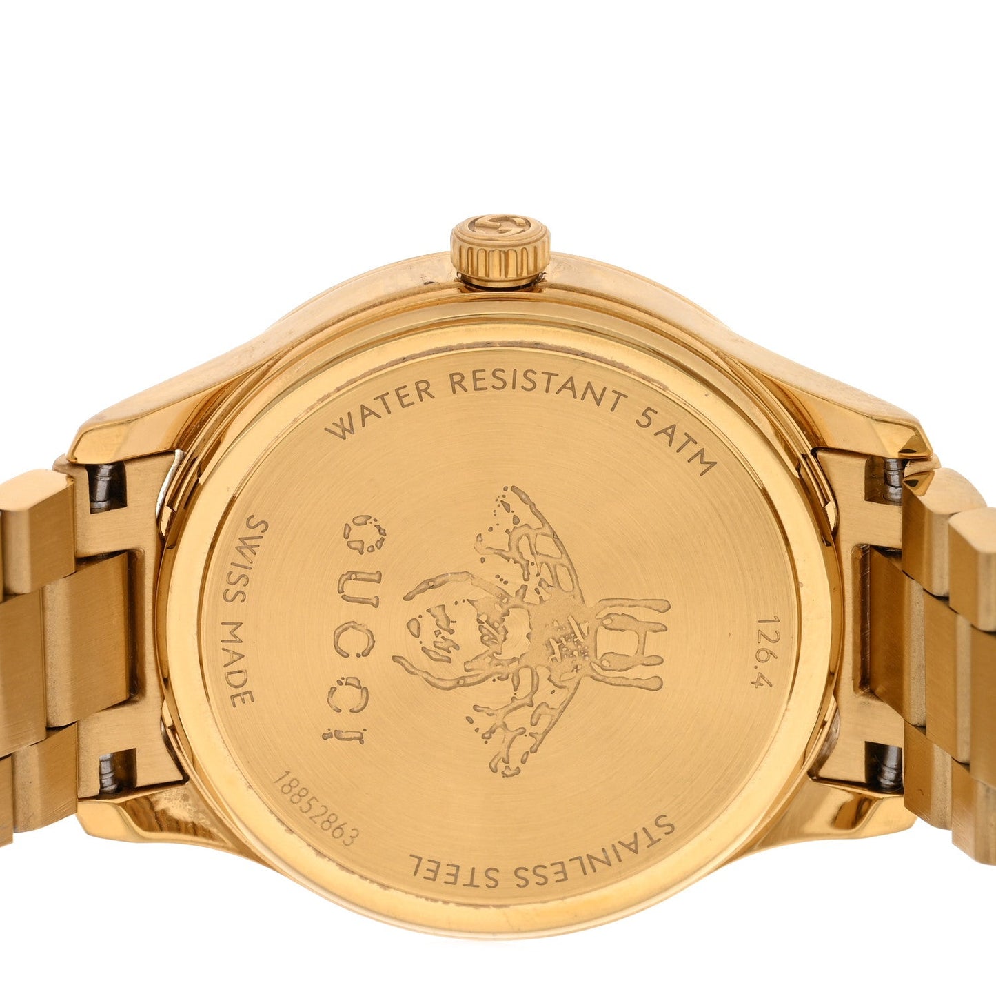 Stainless Steel 32mm G-Timeless Bee Quartz Watch Gold